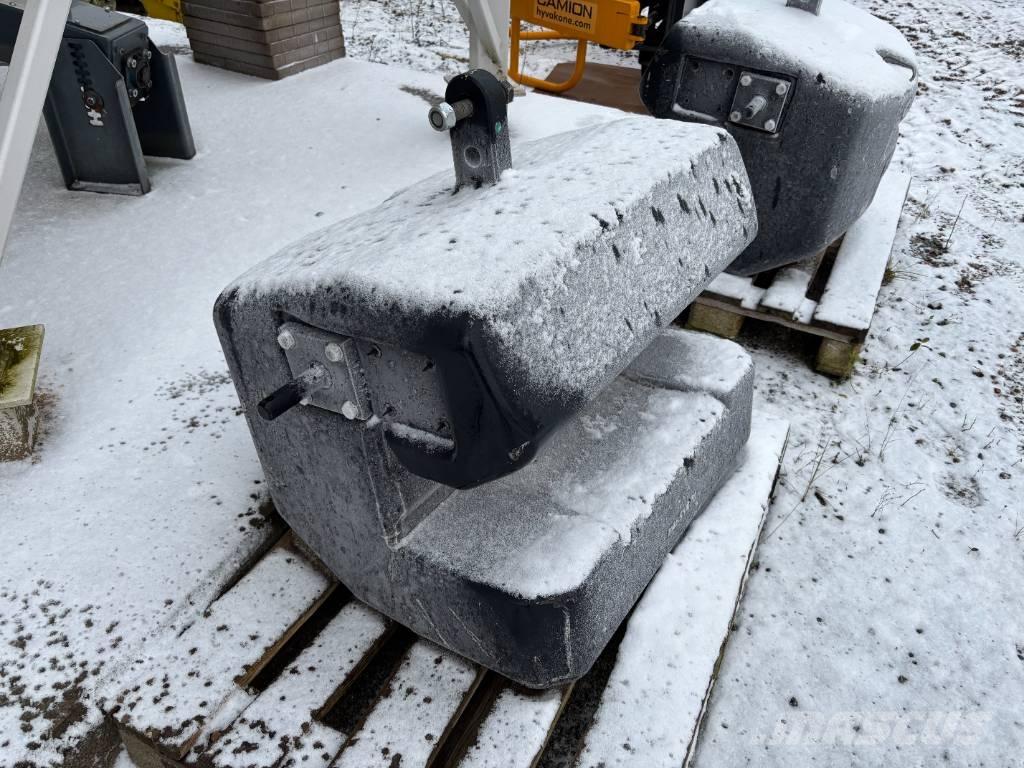  Lisäpaino 1000kg 전면하중