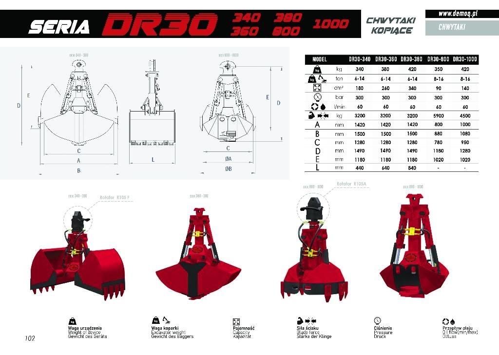  DEMOQ DR30 집게
