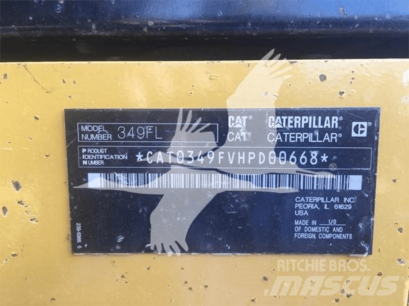 CAT 349FL 대형 굴삭기 29톤 이상