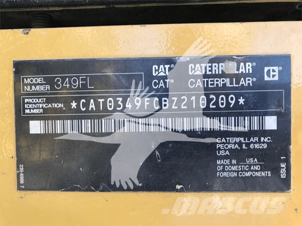 CAT 349FL 대형 굴삭기 29톤 이상