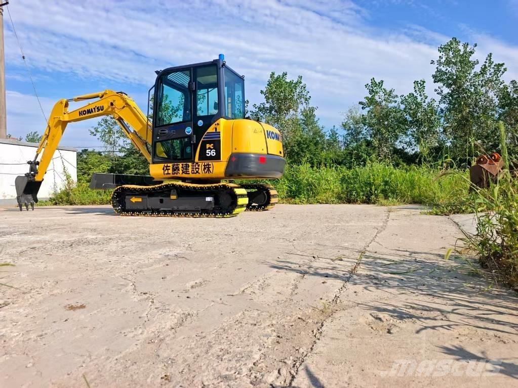 Komatsu PC 56-7 소형 굴삭기 7톤 미만
