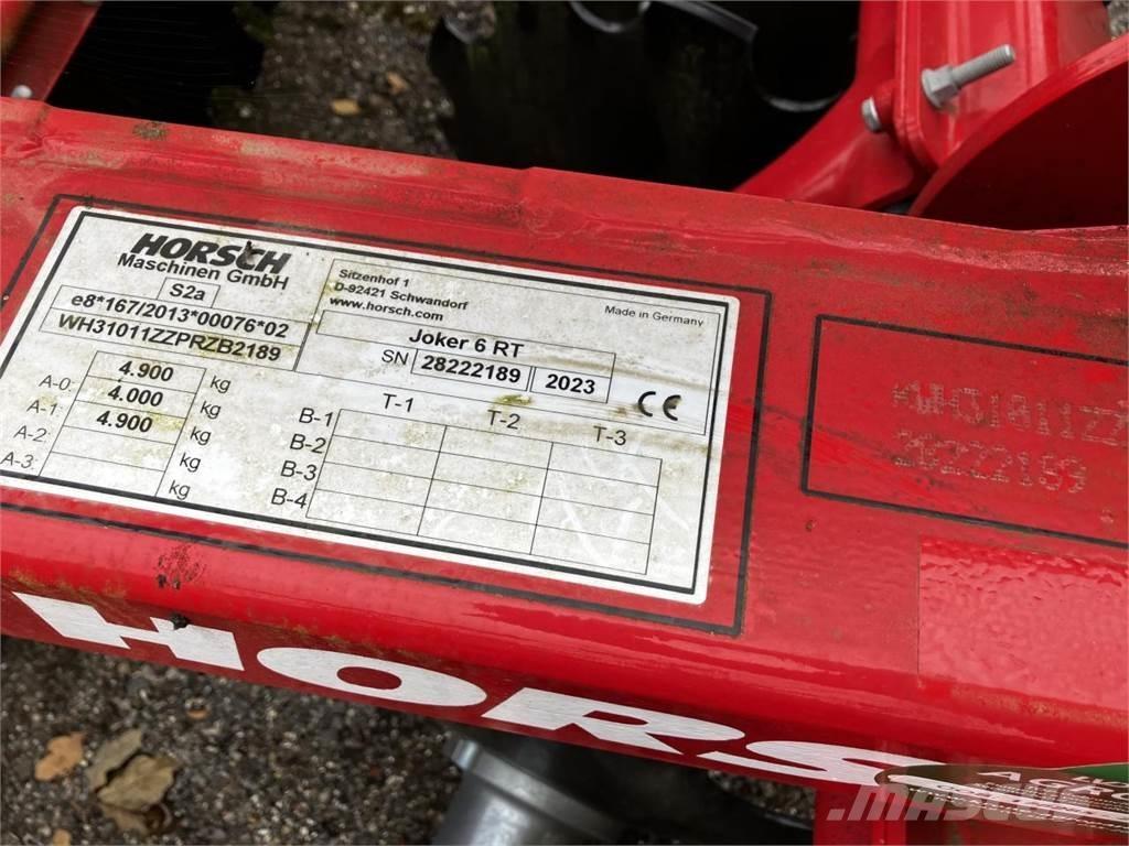 Horsch Joker 6 RT 디스크 하로우(쇄토기)