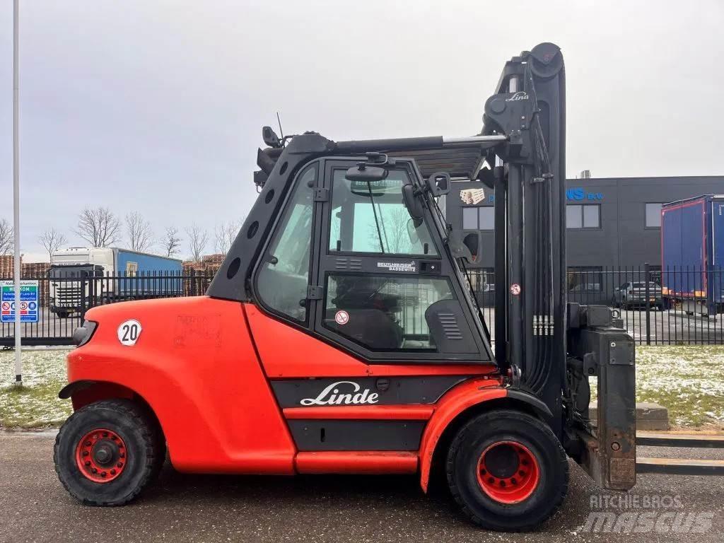 Linde H80D-01/1100 디젤 지게차