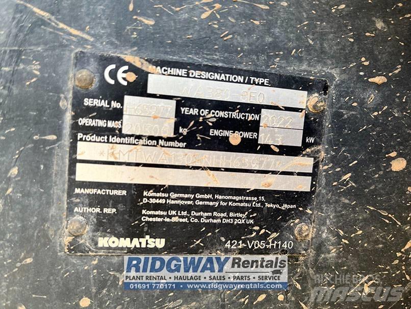 Komatsu WA 380-8 분류 장비 -> 폐기물 분류 장비
