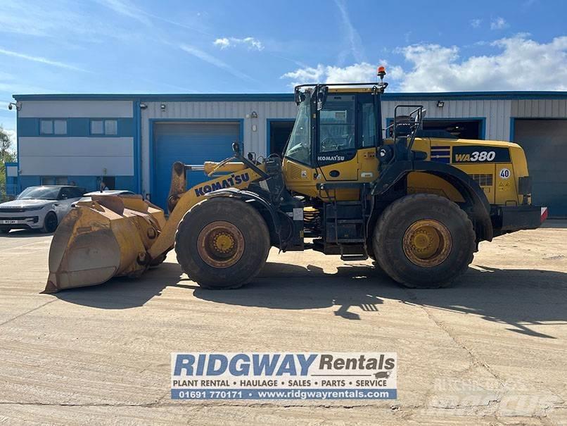 Komatsu WA 380-8 분류 장비 -> 폐기물 분류 장비