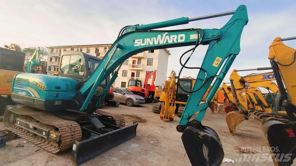 Sunward SWE 80 소형 굴삭기 7톤 미만