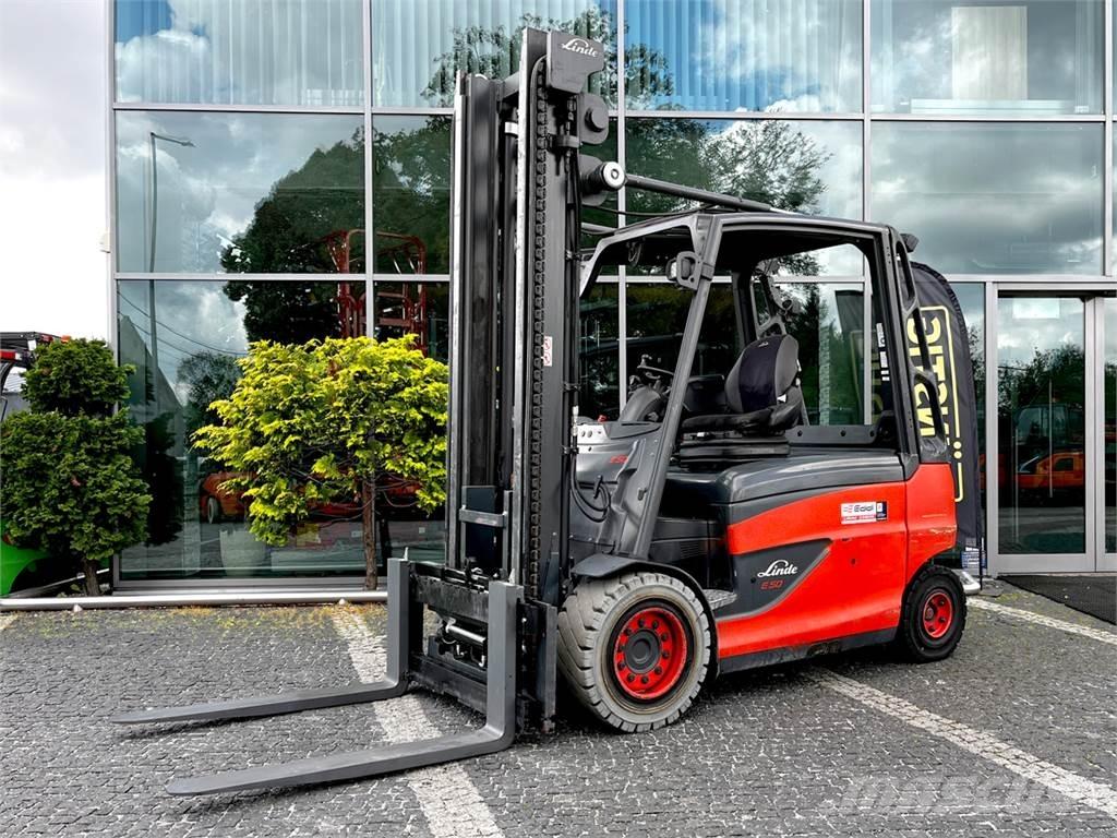 Linde E50HL-01/600 전동 지게차