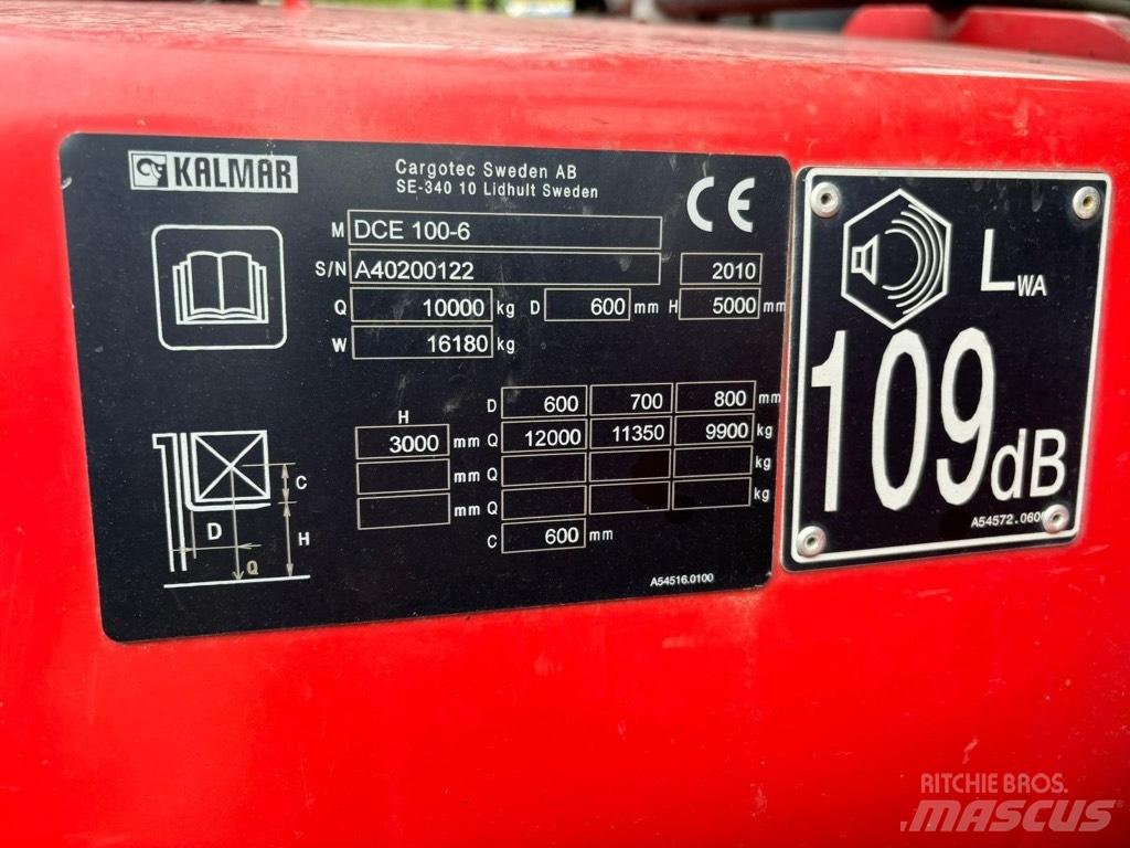 Kalmar DCE 100-6 디젤 지게차