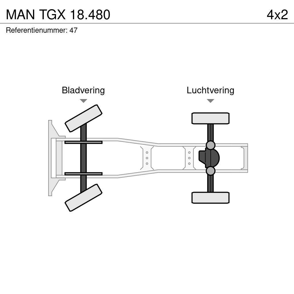 MAN TGX 18.480 트랙터 유닛