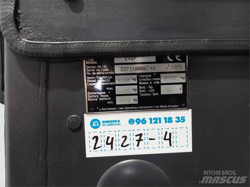 Linde E48P 전동 지게차