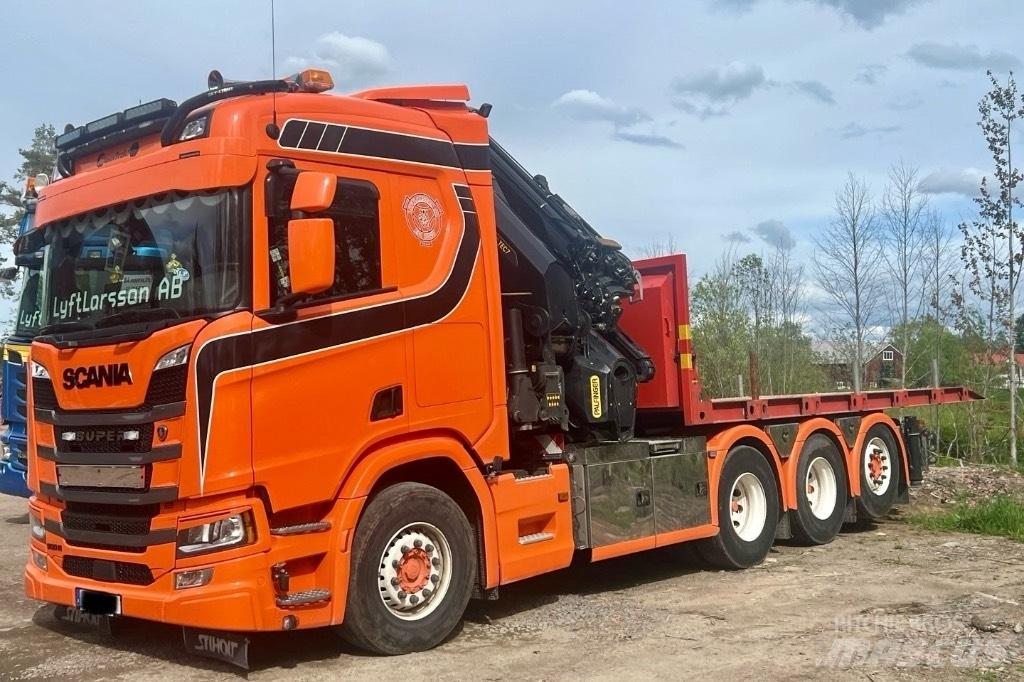 Scania R 500 크레인 트럭