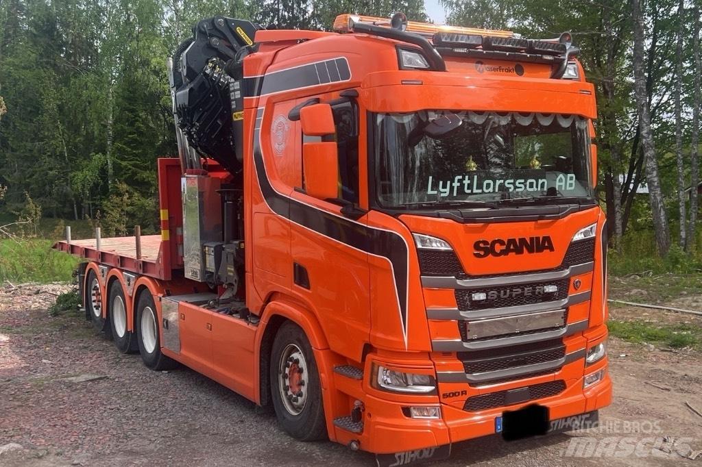 Scania R 500 크레인 트럭