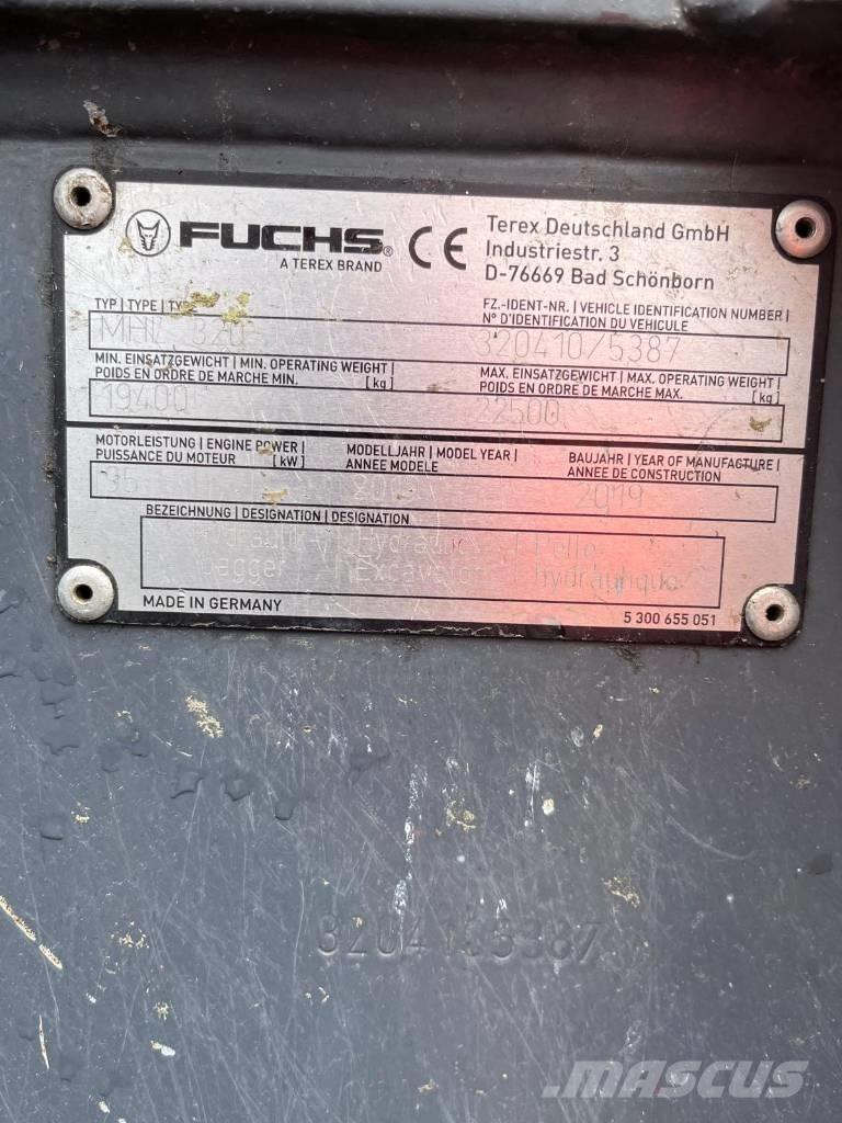 Terex Fuchs MHL320 자재 장비 - 기타