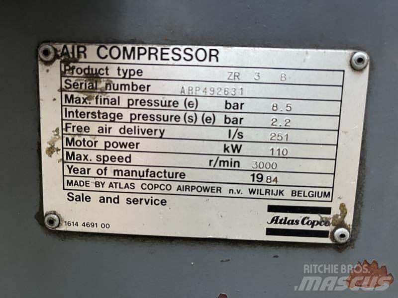 Atlas Copco ZR 3 B 콤푸레샤