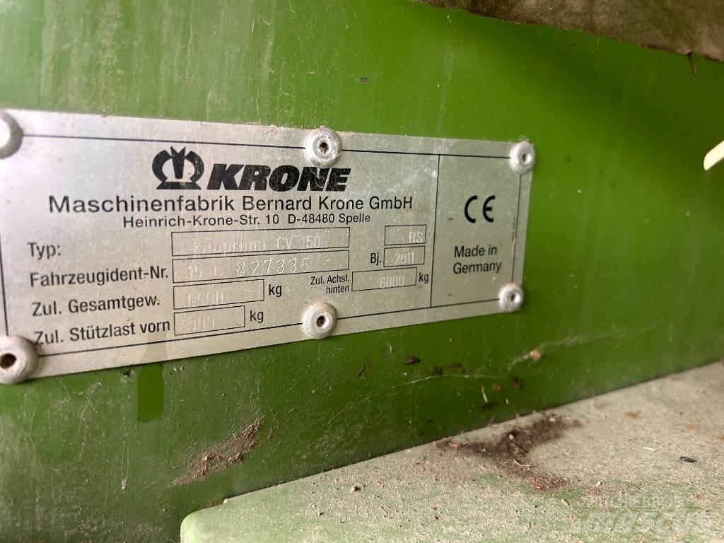 Krone CV150XC 원형 곤포기