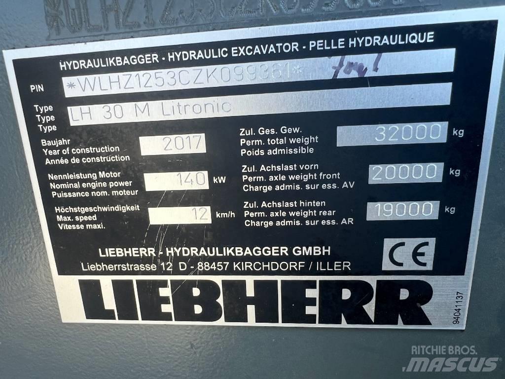 Liebherr LH30M 폐기물/산업 처리기