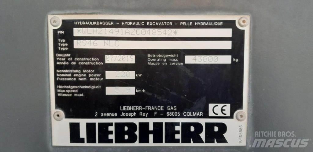 Liebherr R946 대형 굴삭기 29톤 이상