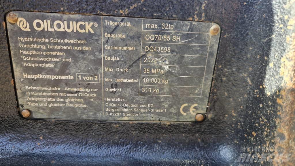 OilQuick OQ70/55 퀵 커넥터