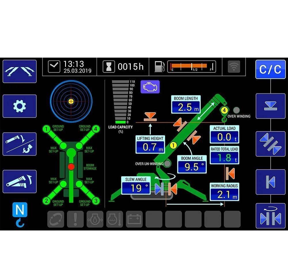 Maeda MC285CWME-3 미니 크레인