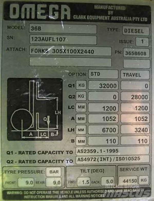 Omega Omega	36C FLT 그 외 지게차