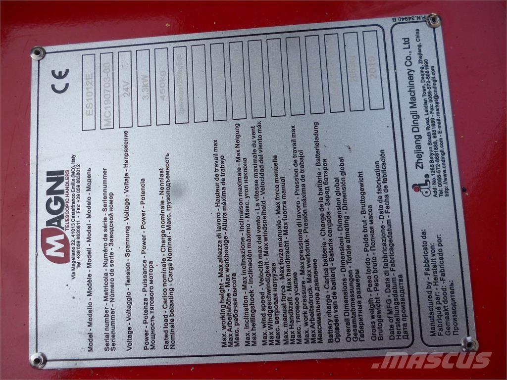 Magni ES1012E 가위형 리프트