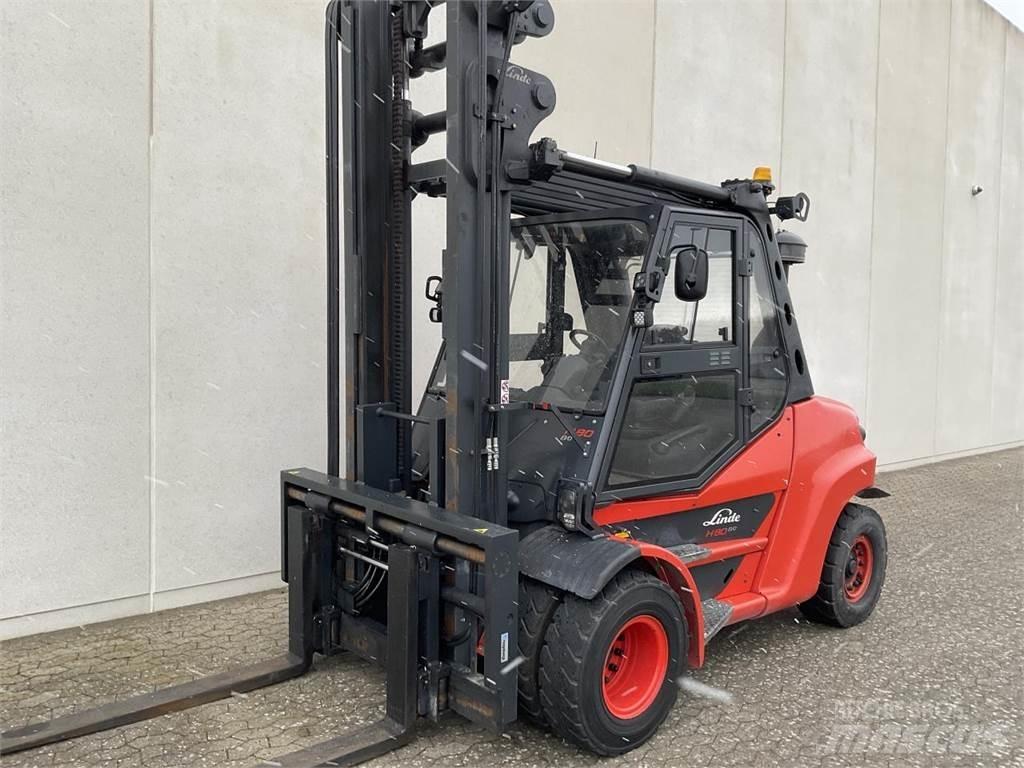 Linde H80D-03/900 디젤 지게차