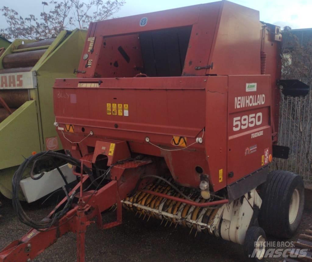 New Holland 5950 원형 곤포기