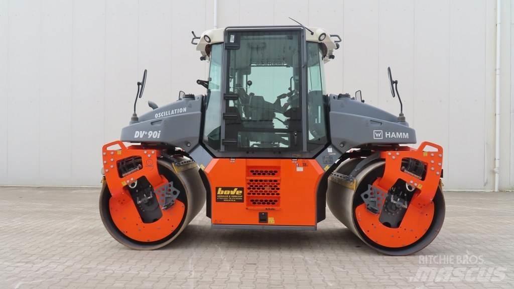 Hamm DV +90i VO-S 트윈 드럼 롤러