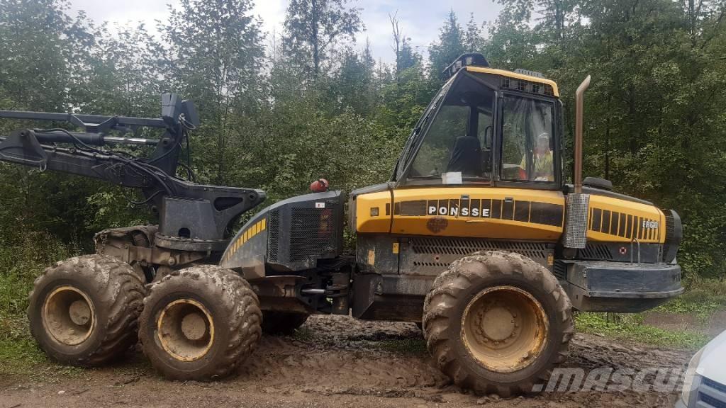 Ponsse Ergo 6W 원목 하베스터