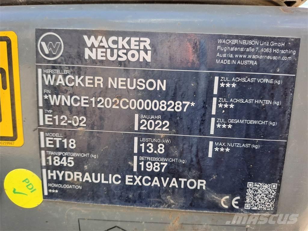 Wacker Neuson ET18 대형 굴삭기 29톤 이상