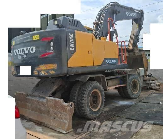 Volvo EW 205E  휠 굴삭기