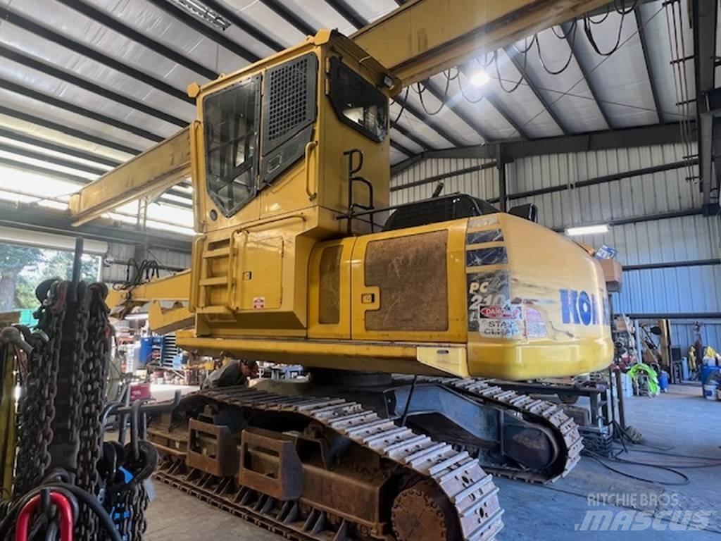 Komatsu PC210LL-10 굴절식 크레인