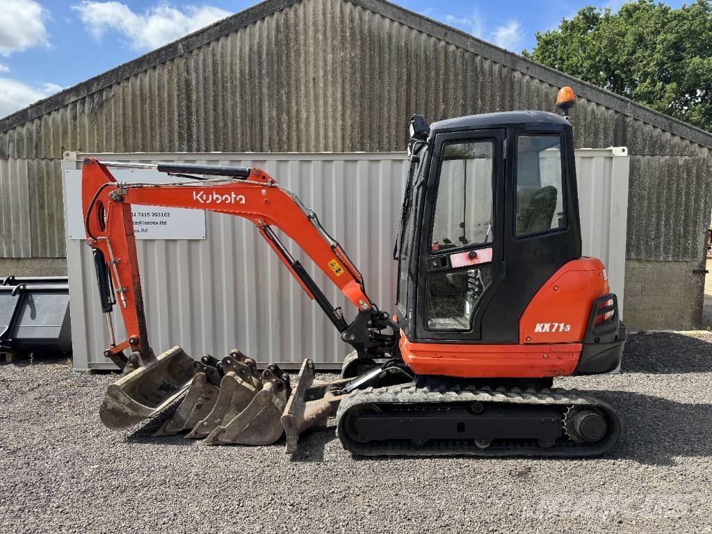 Kubota KX 71-3 소형 굴삭기 7톤 미만