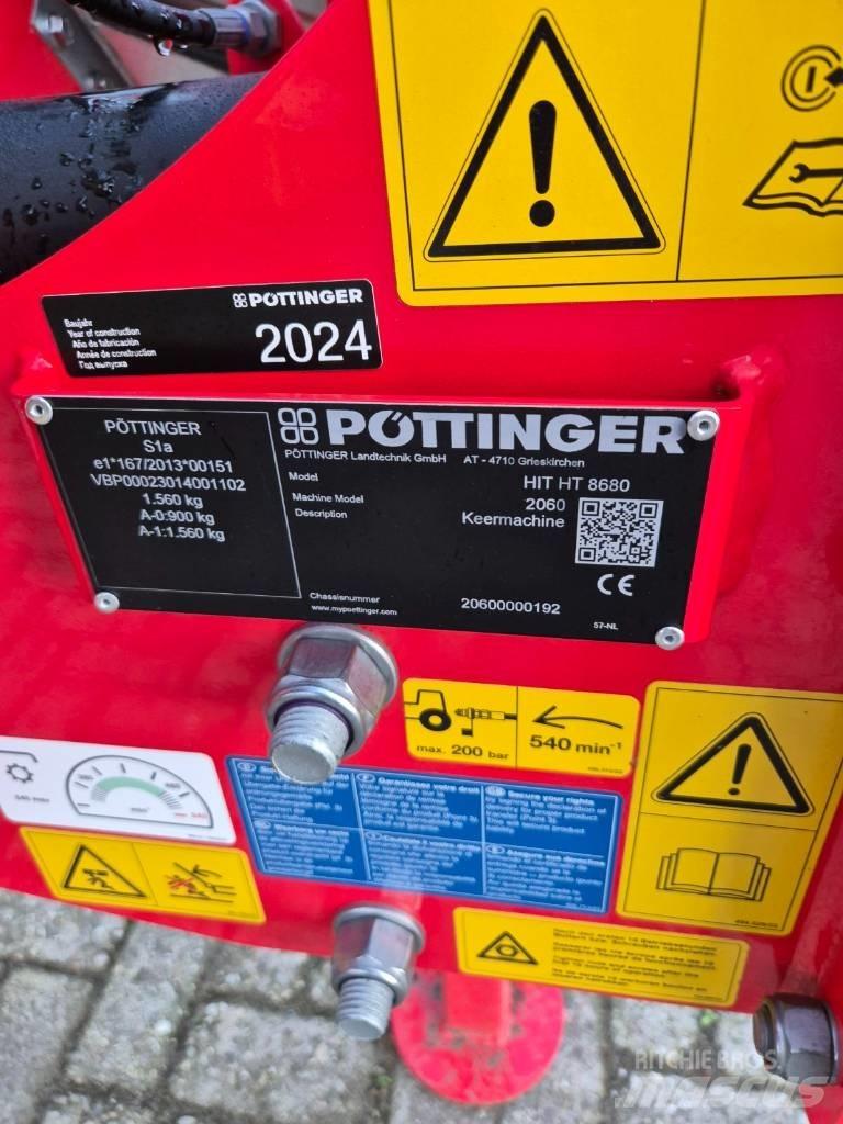 Pöttinger HIT 8680 갈퀴 및 테더