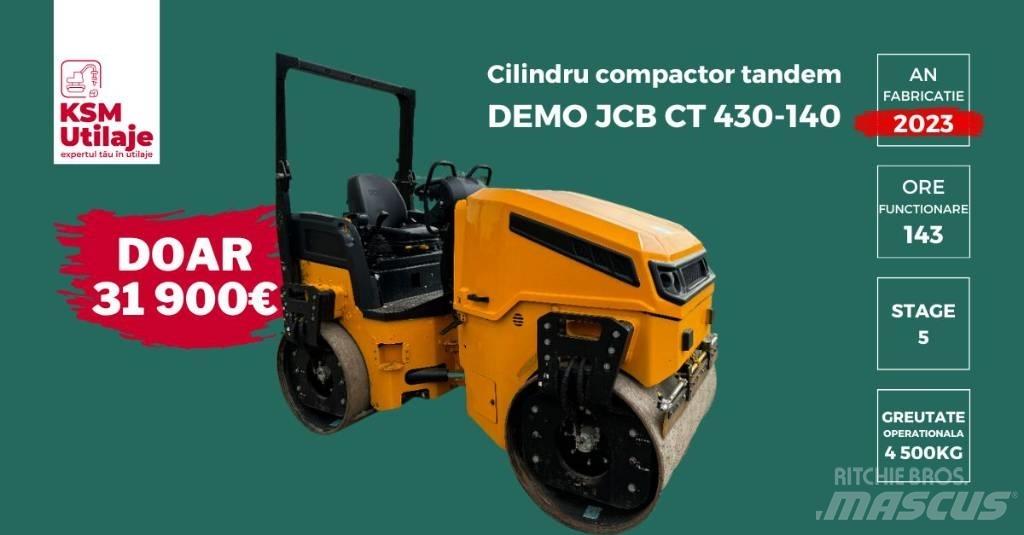 JCB CT430-140 트윈 드럼 롤러