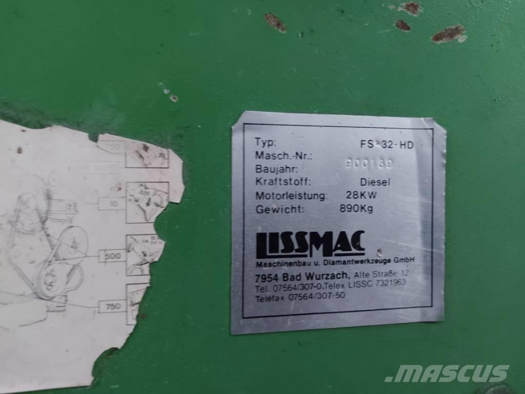 Lissmac FS 32 HD 암석 및 콘크리트 절단기