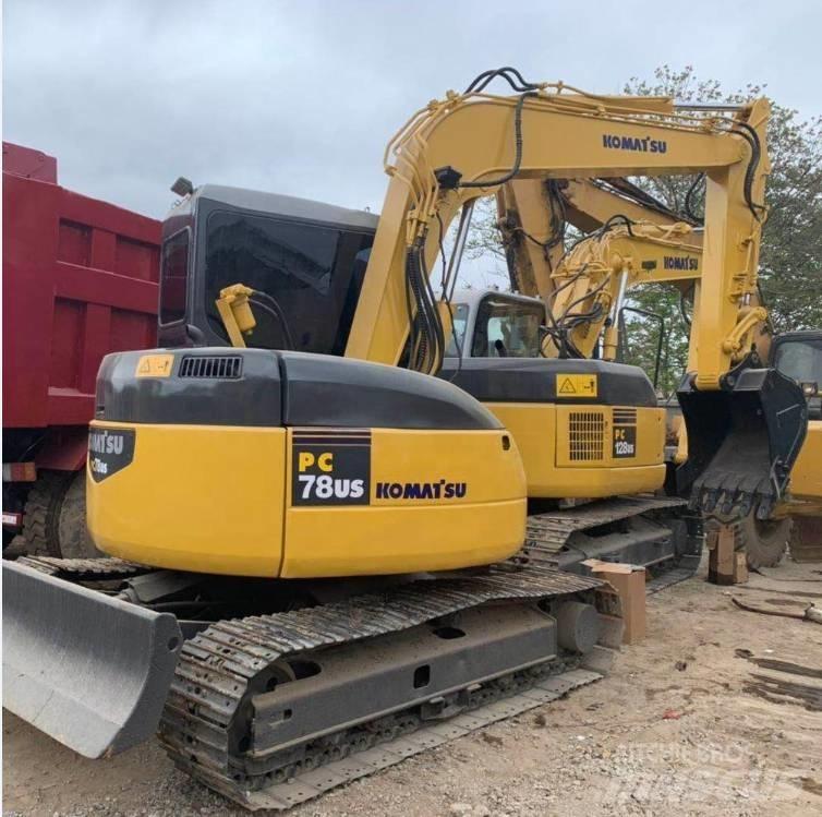 Komatsu pc78us 중형굴삭기 7톤-28톤
