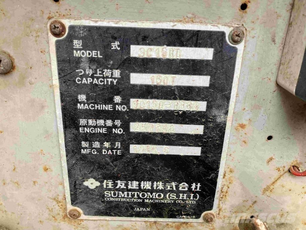 Sumitomo SC1500 트랙 크레인
