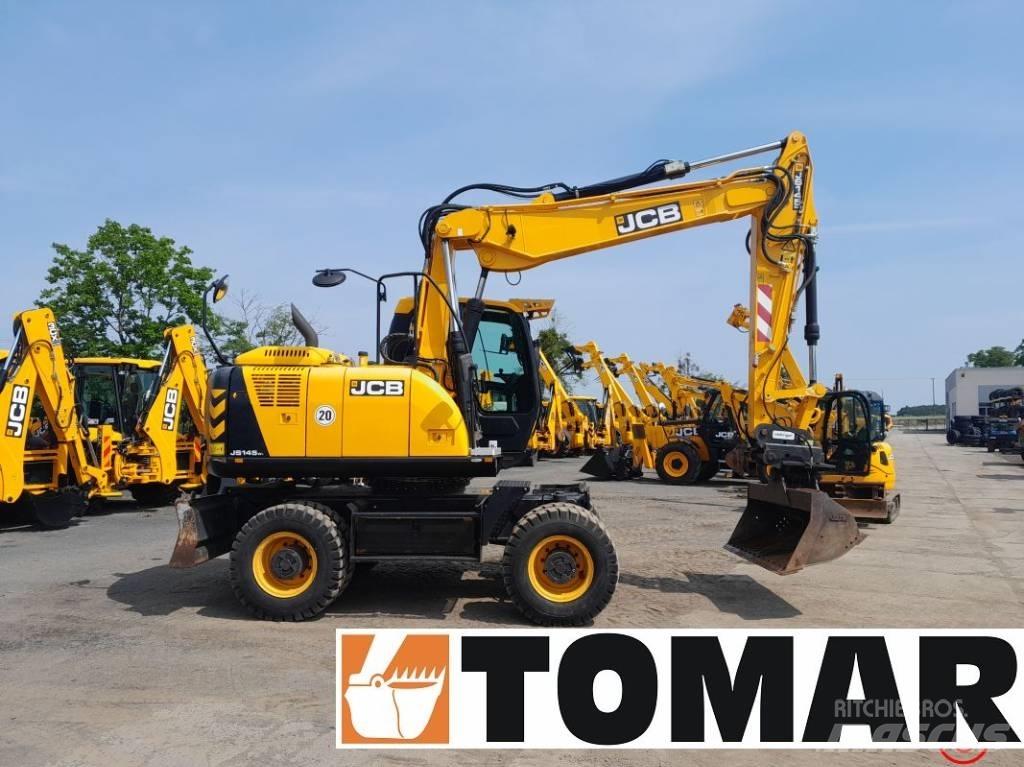 JCB JS 145 W  휠 굴삭기