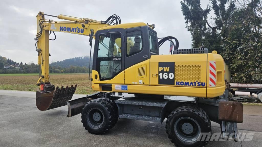 Komatsu PW 160-7K  휠 굴삭기
