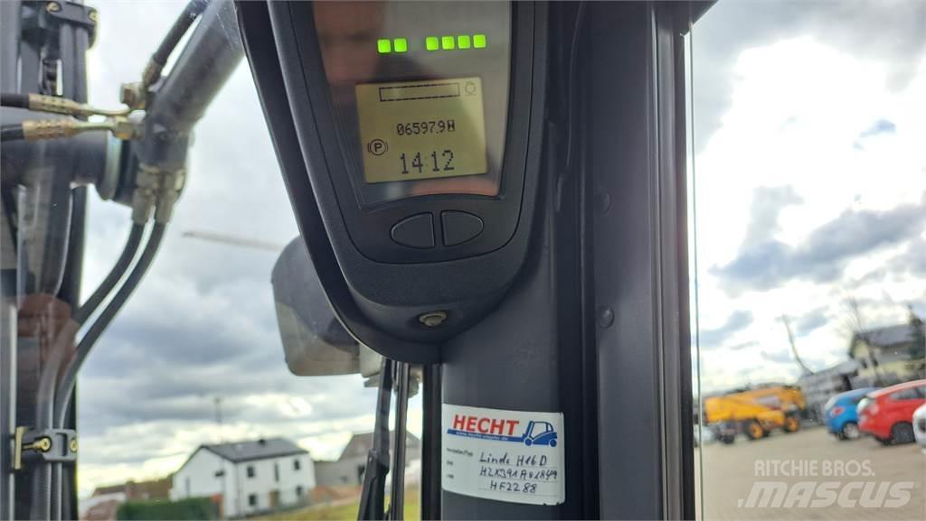 Linde H16D 디젤 지게차