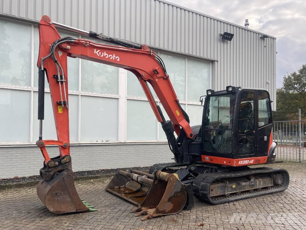 Kubota KX 080-4 CX 중형굴삭기 7톤-28톤