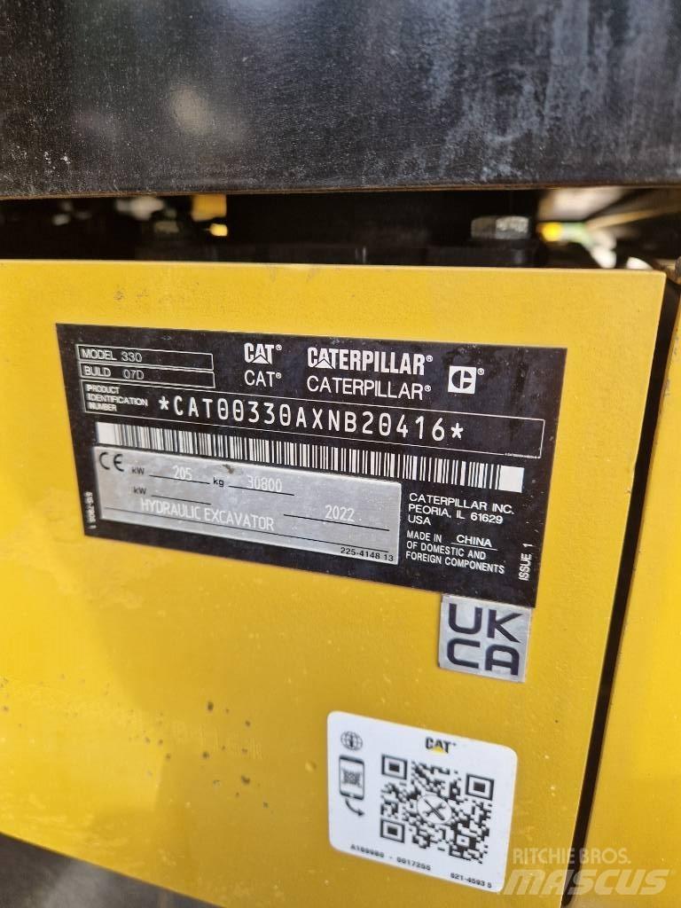 CAT 330 SLR 대형 굴삭기 29톤 이상