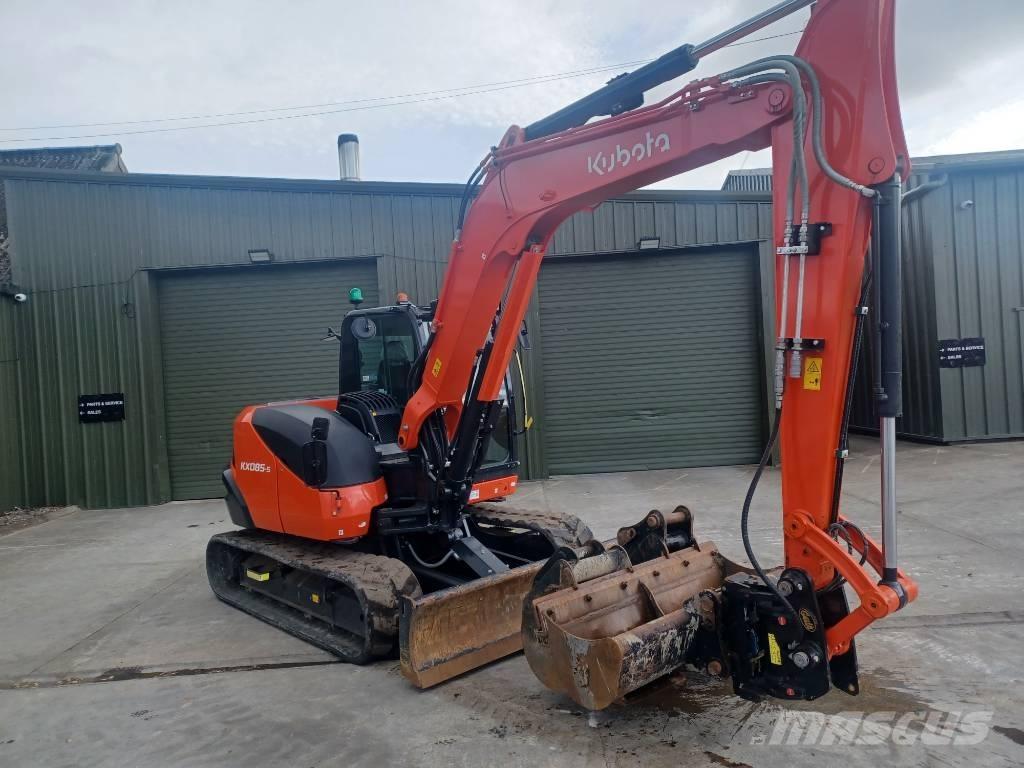 Kubota KX 085-5 중형굴삭기 7톤-28톤