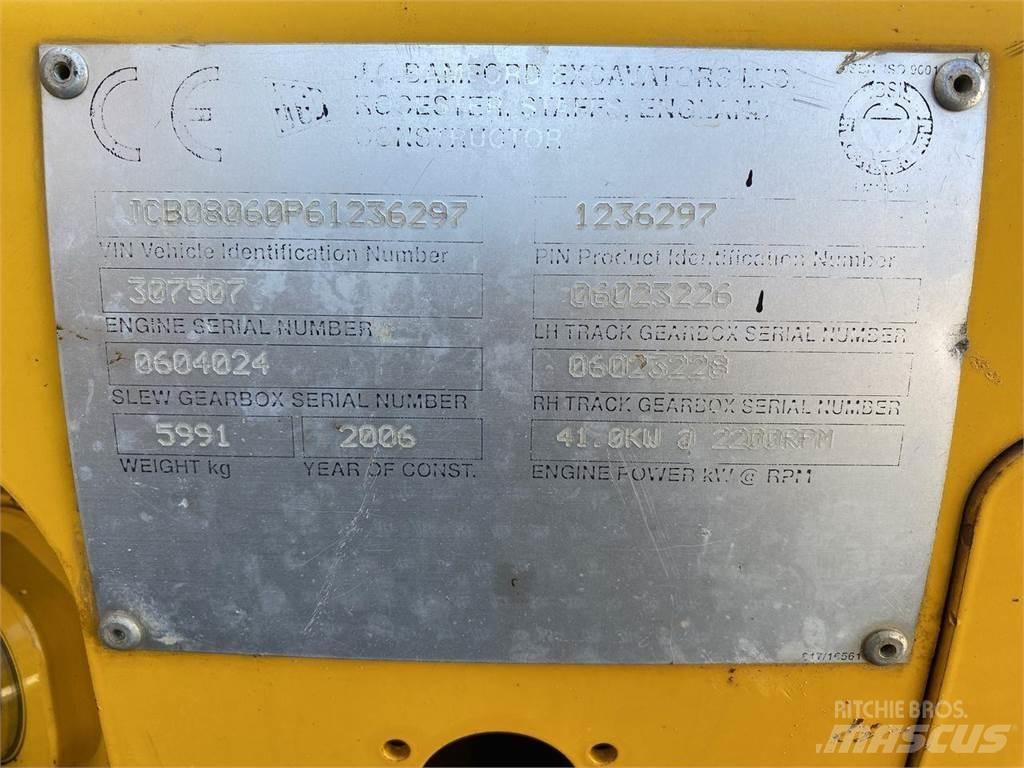 JCB 8060  휠 굴삭기
