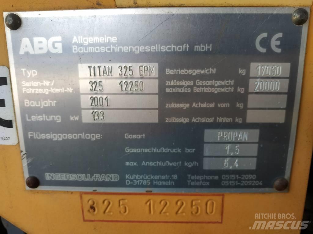 ABG Titan 325 EPM 아스팔트 포장장비
