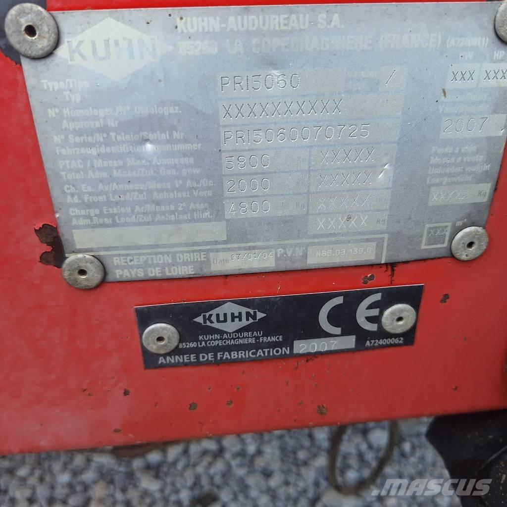 Kuhn PRIMOR 5060 베일 분쇄기, 절단기 및 언롤러