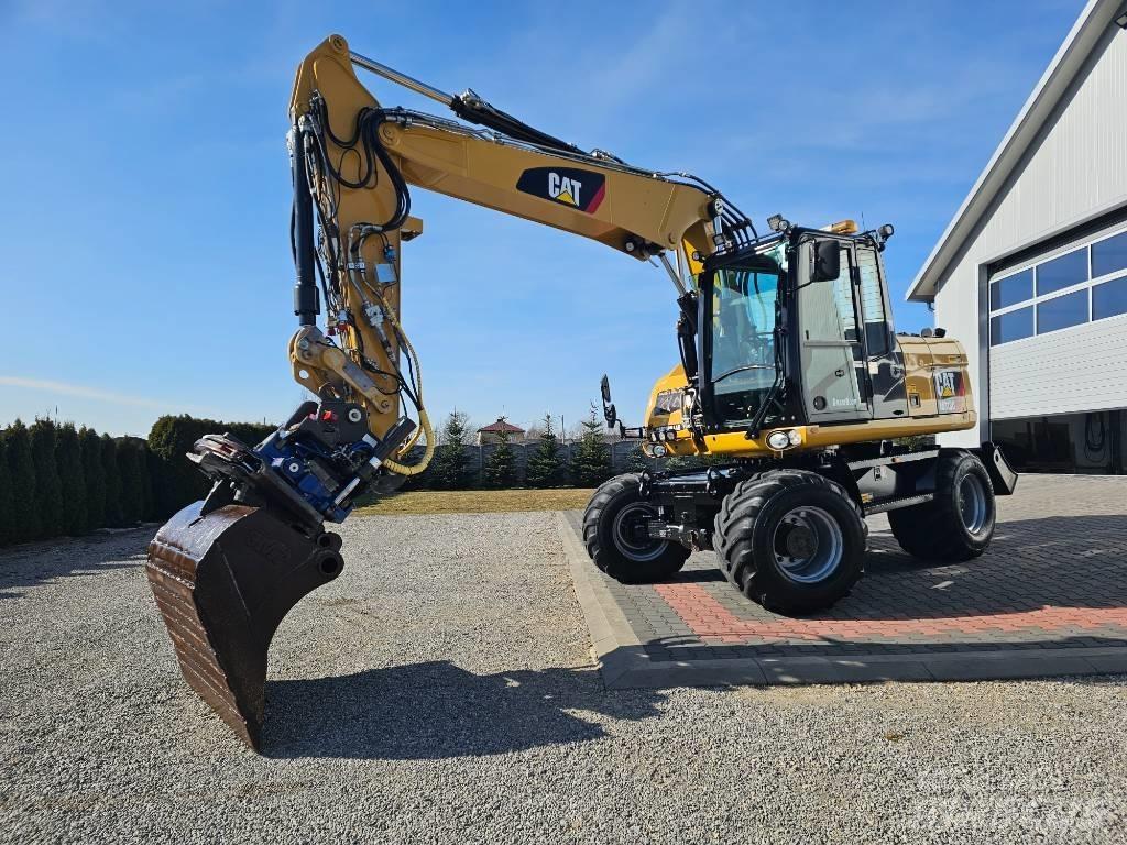 CAT 313 D  휠 굴삭기