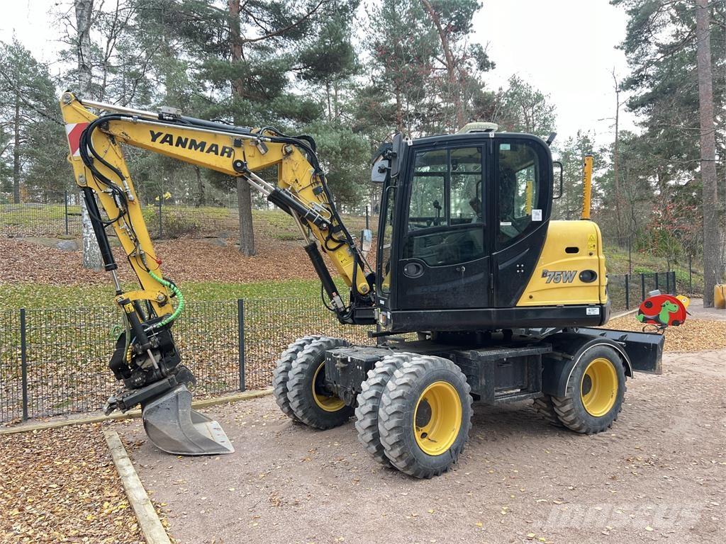 Yanmar B75W  휠 굴삭기