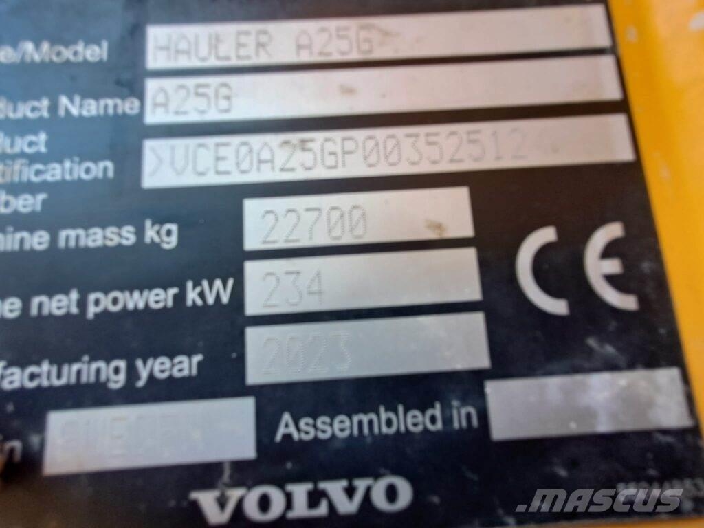 Volvo A25G 연결식 홀러